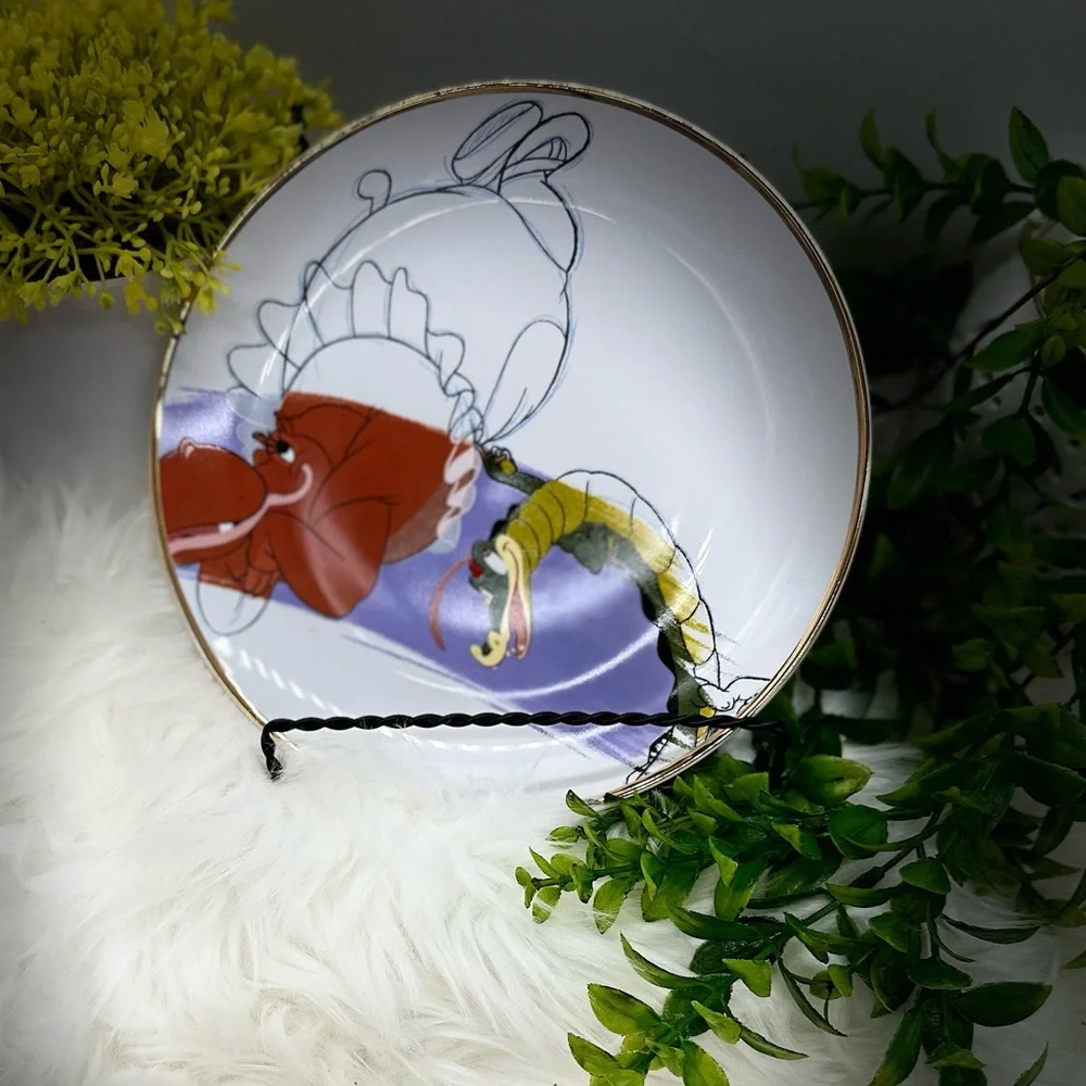 Disney Fantasia fine Ceramic Dessert/Salad White Plate